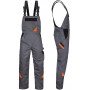 Professional Grey High-Density Work Overalls