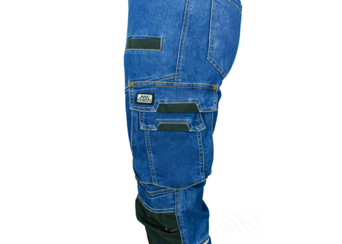 Полукомбинезон рабочий джинсовый COLEMANN Blue