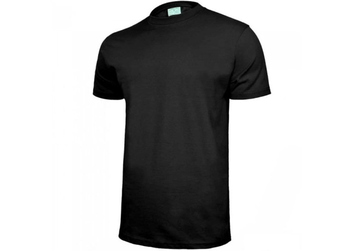 Футболка однотонная рабочая 100% хлопок SAHARA T145 BLACK