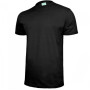 Футболка однотонная рабочая 100% хлопок SAHARA T145 BLACK